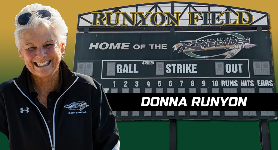 Ohlone dedicates softball field in honor of former coach Donna Runyon